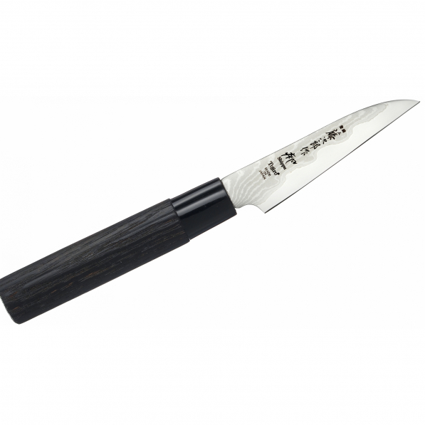 TOJIRO Shippu Kasztan 9 cm czarny - nóż do obierania warzyw i owoców stalowy