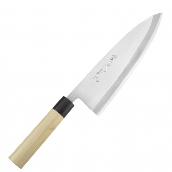 TOJIRO Shirogami 24 cm - nóż japoński Deba ze stali węglowej