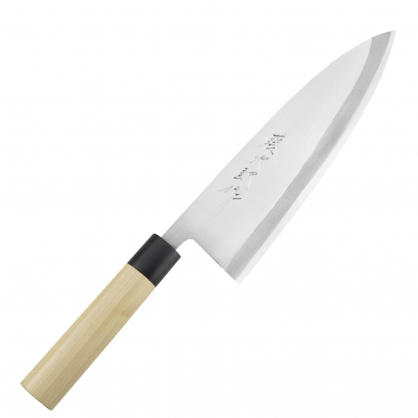 TOJIRO Shirogami 24 cm - nóż japoński Deba ze stali węglowej
