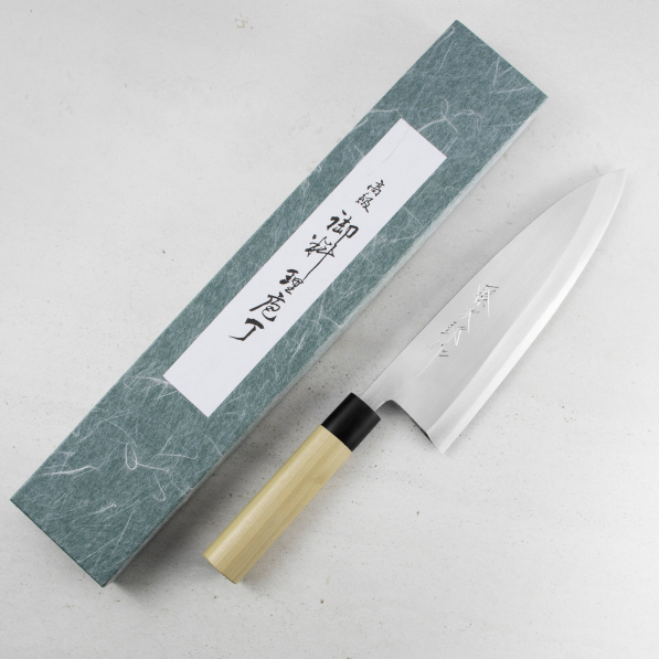 TOJIRO Shirogami 24 cm - nóż Deba ze stali węglowej