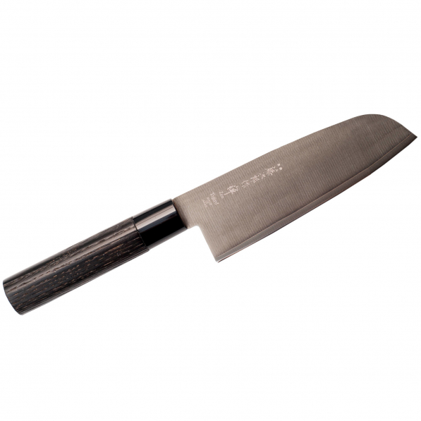 TOJIRO Zen Black 16,5 cm - nóż japoński Santoku ze stali nierdzewnej