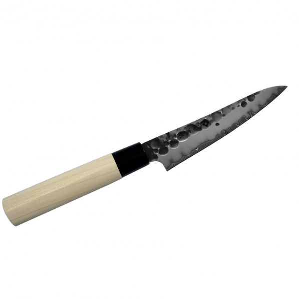 TOJIRO Zen Hammered 13 cm beżowy - nóż uniwersalny ze stali nierdzewnej