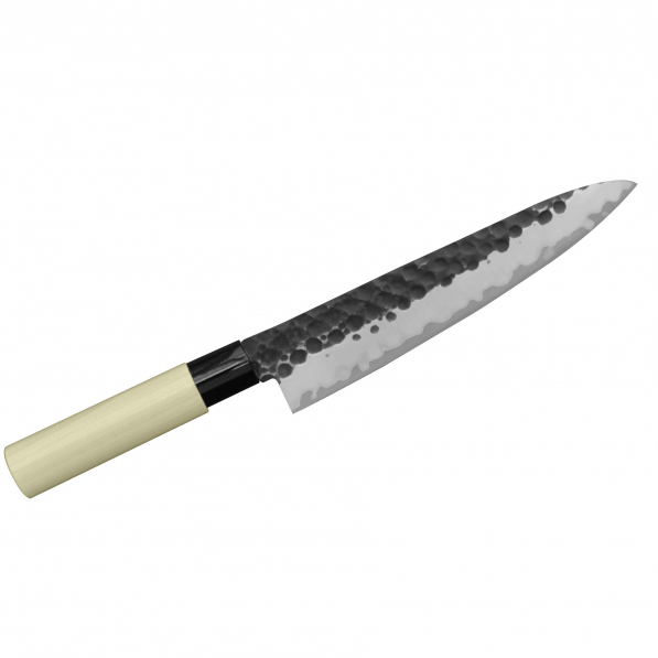 TOJIRO Zen Hammered 21 cm - nóż szefa kuchni ze stali nierdzewnej