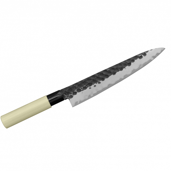 TOJIRO Hammered 24 cm - japoński nóż szefa kuchni ze stali nierdzewnej