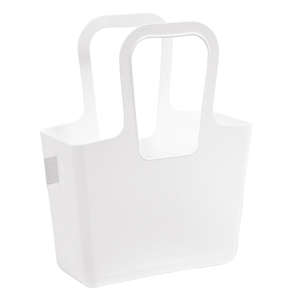 KOZIOL Taschelino Big biała - torba na zakupy plastikowa