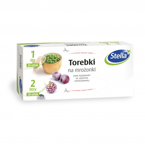 Torebki na mrożonki STELLA 60 szt.