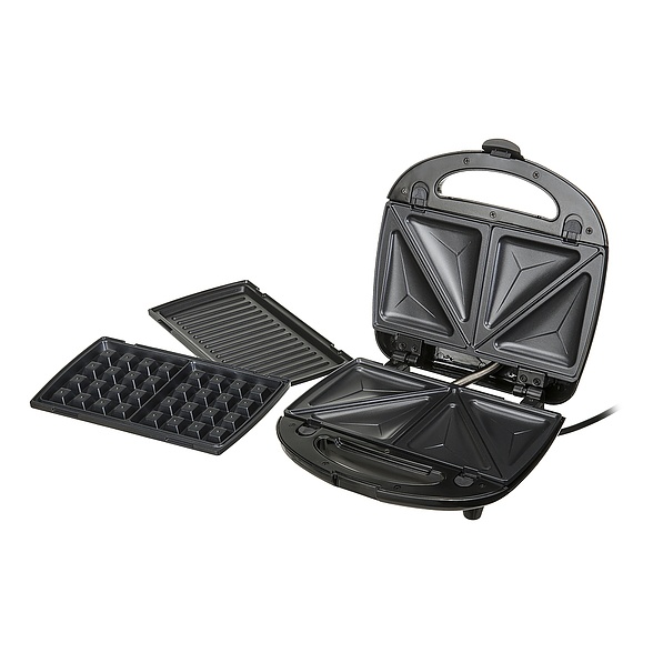 CAMRY Wielofunkcyjny 750 W czarny - toster / opiekacz do kanapek elektryczny