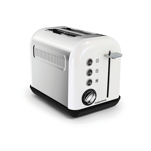 MORPHY RICHARDS Accents 940 W biały - toster / opiekacz do kanapek elektryczny stalowy