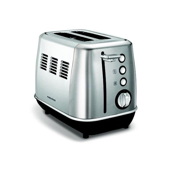 MORPHY RICHARDS Evoke 850 W - toster / opiekacz do kanapek elektryczny stalowy