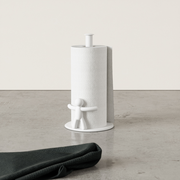  UMBRA BUDDY 33,6 cm biały - stojak na ręczniki papierowe metalowy