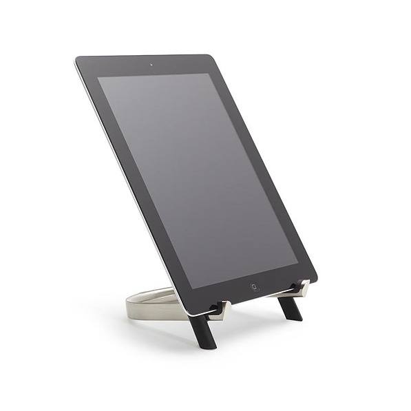 UMBRA Udock czarna - podstawka pod tablet lub telefon metalowa