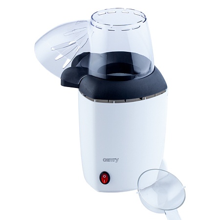 CAMRY Popcorn Maker 1200 W białe - urządzenie do popcornu plastikowe