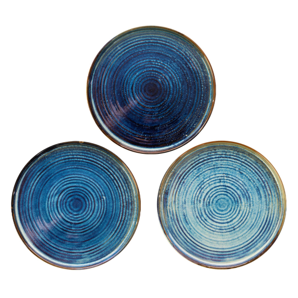 Verlo Deep Blue 25 cm - talerz obiadowy płytki porcelanowy