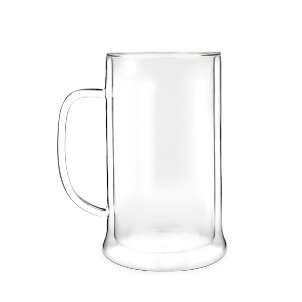 VIALLI DESIGN 500 ml - kufel do piwa z podwójną ścianką szklany