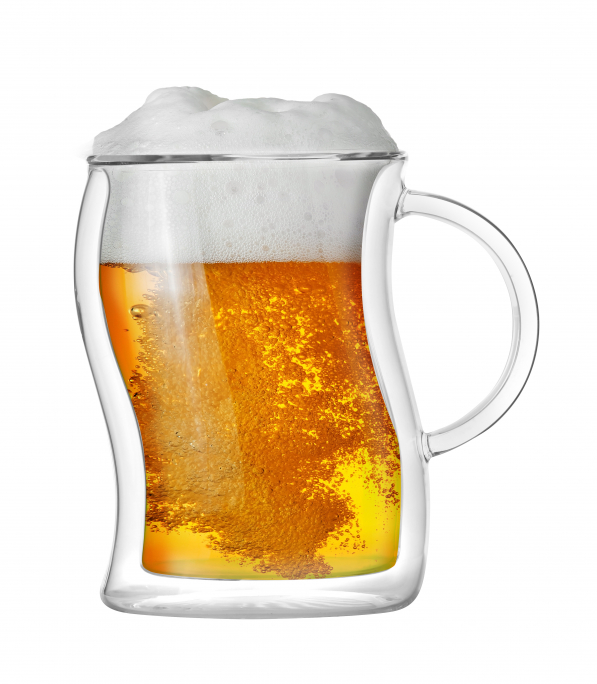 VIALLI DESIGN Bolla 500 ml - szklanka do piwa termiczna z podwójną ścianką