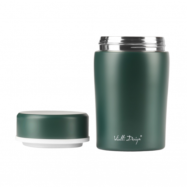 VIALLI DESIGN Fuori 0,5 l ciemnozielony - termos obiadowy ze stali nierdzewnej
