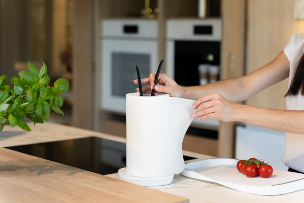 VIALLI DESIGN Livio 35 cm - stojak na ręczniki papierowe plastikowy