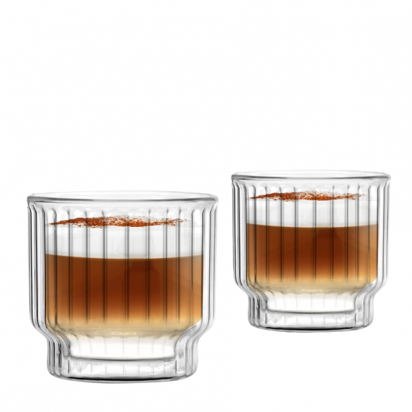 VIALLI DESIGN Lungo 260 ml 2 szt. - pucharki do lodów i deserów termiczne z podwójnymi ściankami szklane