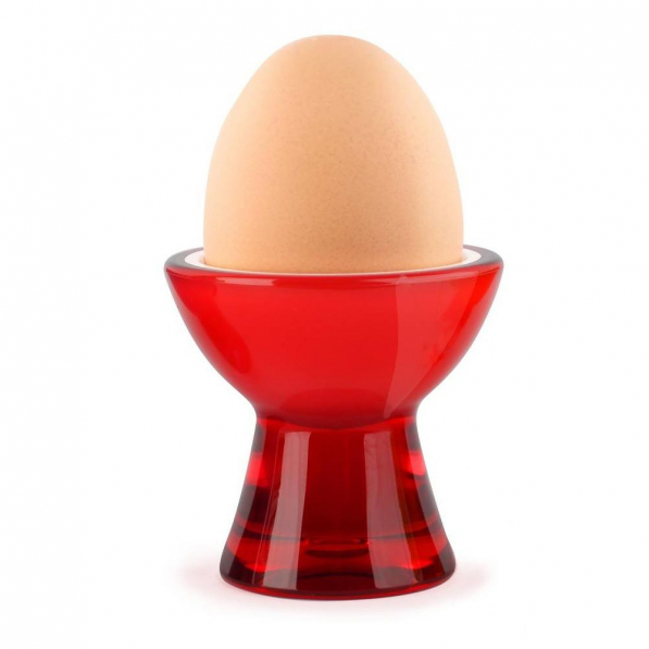 VIALLI DESIGN Mio Livio czerwony - kieliszek na jajko akrylowy