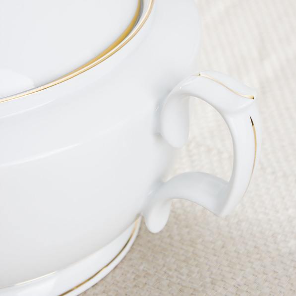 Waza do zupy porcelanowa MARIAPAULA ZŁOTA LINIA 3,3 l
