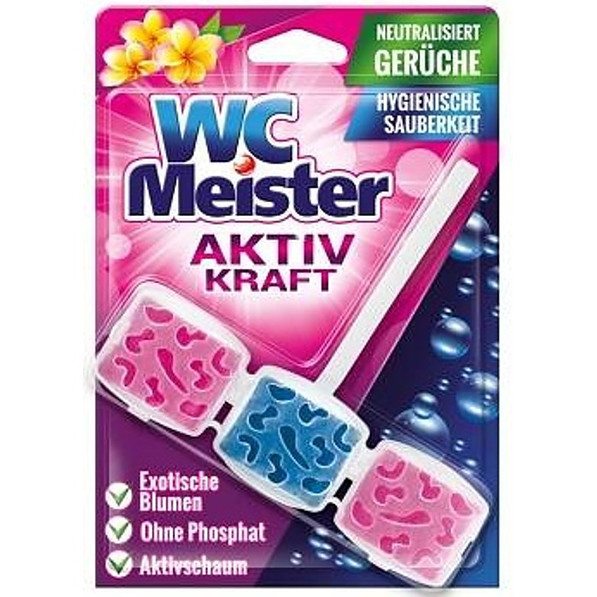 WC MEISTER Exotische Blumen 45 g kwiatowa - zawieszka do WC