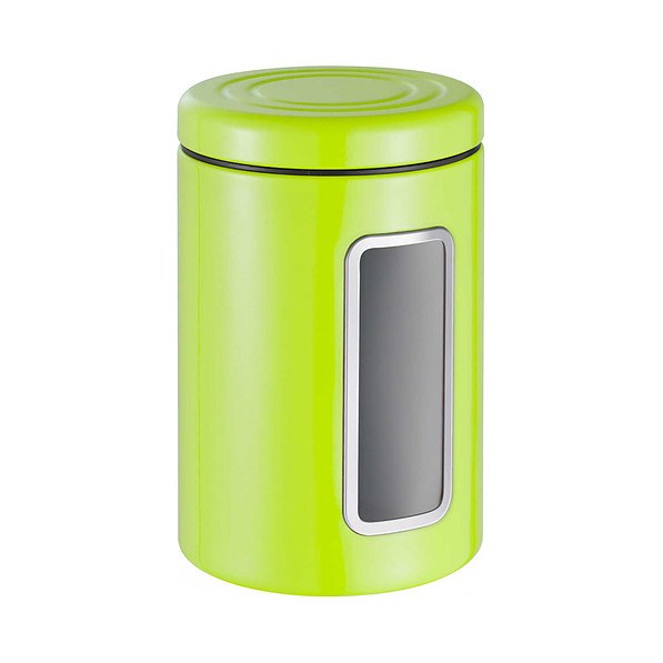 WESCO Classic 2 l zielony - puszka / pojemnik na produkty sypkie z okienkiem