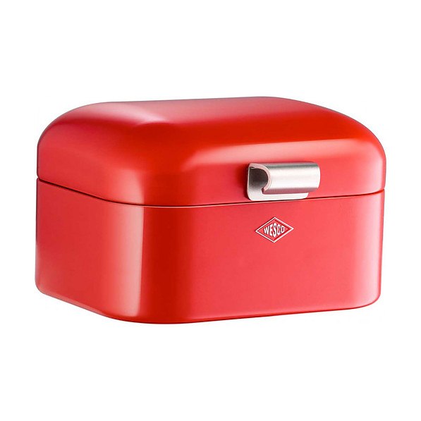 WESCO Grandy Mini czerwony - chlebak stalowy