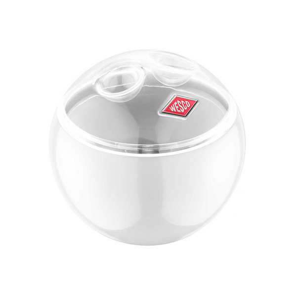WESCO Mini Ball biały - pojemnik kuchenny stalowy