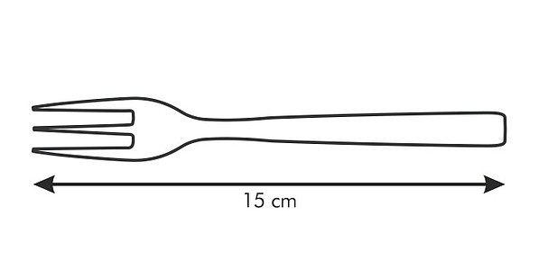 TESCOMA Banquet 3 szt. - widelczyki do ciasta ze stali nierdzewnej