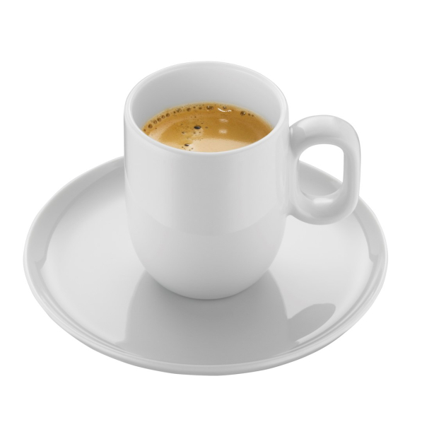 WMF Barista 60 ml 2 szt. - filiżanki do espresso porcelanowe ze spodkami