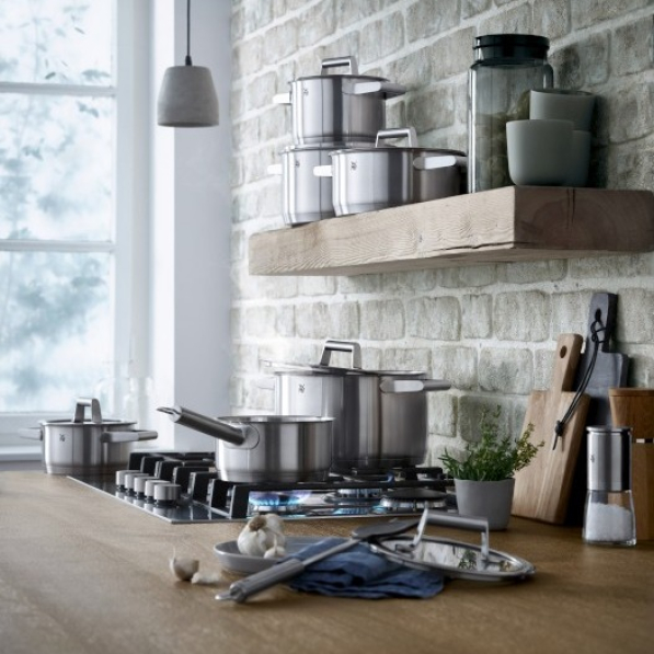 WMF Comfort Line - zestaw 5 garnków ze stali nierdzewnej z pokrywkami
