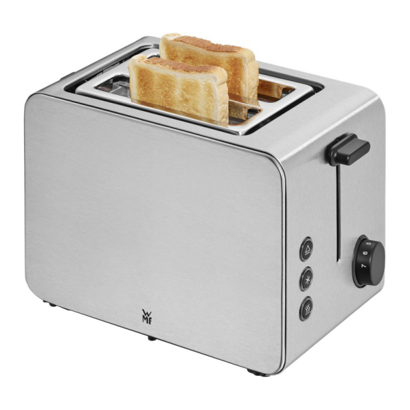 WMF Electro Stelio 1050 W - toster do grzanek ze stali nierdzewnej z rusztem