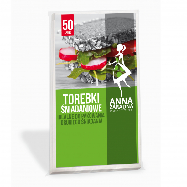 Woreczki / torebki śniadaniowe ANNA ZARADNA 50 szt.