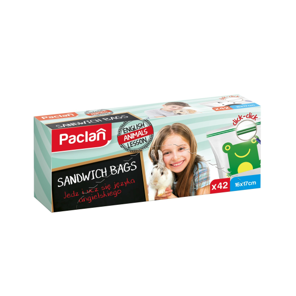 Woreczki / Torebki śniadaniowe strunowe PACLAN 42 szt.