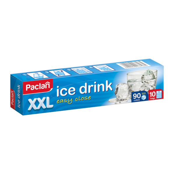 Woreczki do lodu samozamykające PACLAN XXL 10 szt.