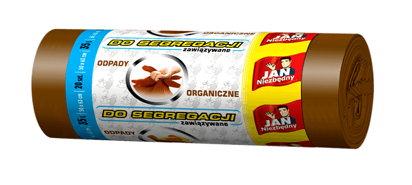 Worki na śmieci do segregacji 35 l JAN NIEZBĘDNY ODPADY 20 szt.