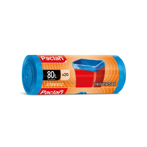 Worki na śmieci PACLAN CLASSIC UNIVERSAL 80 l 20 szt.