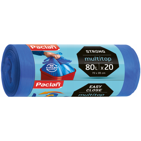 Worki na śmieci PACLAN MULTITOP 80L 20 SZT.