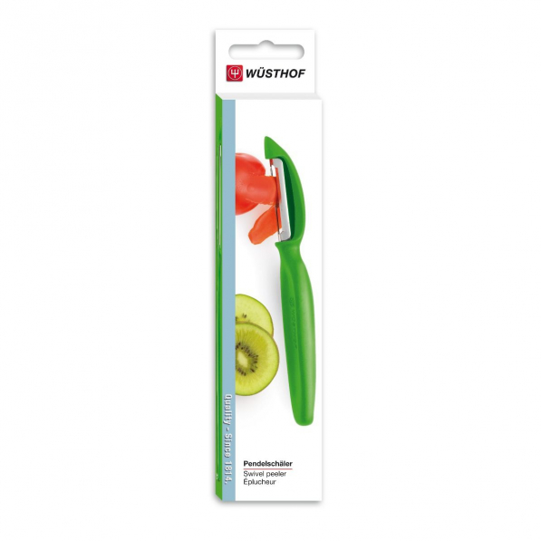 WUSTHOF Colour zielona - obieraczka / obierak do warzyw i owoców ze stali nierdzewnej