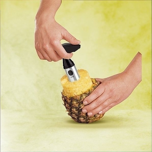 GEFU Professional czarny - wykrawacz do ananasa ze stali nierdzewnej