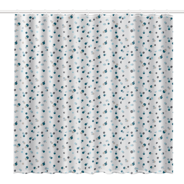 Zasłona prysznicowa poliestrowa RAYEN 180 x 200 cm