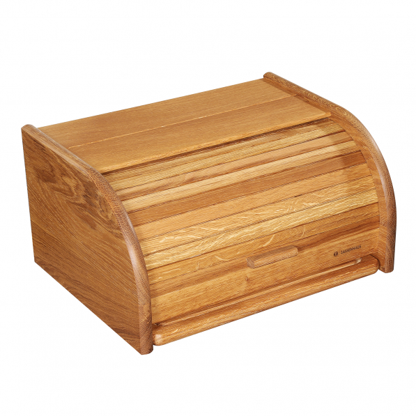 ZASSENHAUS Country 40 x 30 cm ciemnobrązowy - chlebak drewniany z deską do krojenia