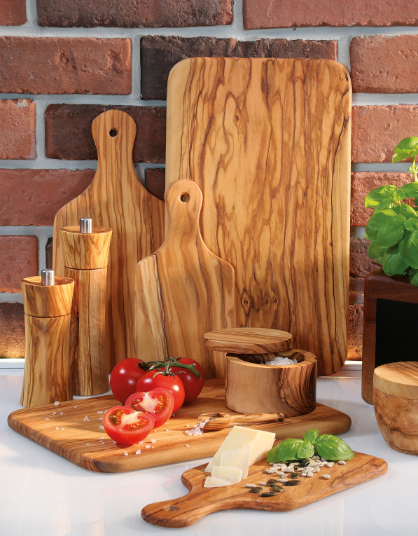 ZASSENHAUS Olive Wood Scoop brązowa - łyżeczka drewniana do soli i przypraw