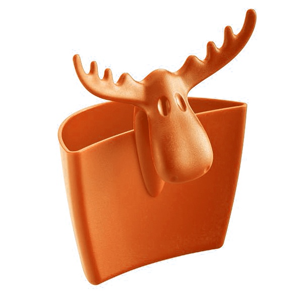 KOZIOL Rudolf pomarańczowa - zawieszka na kubek plastikowa