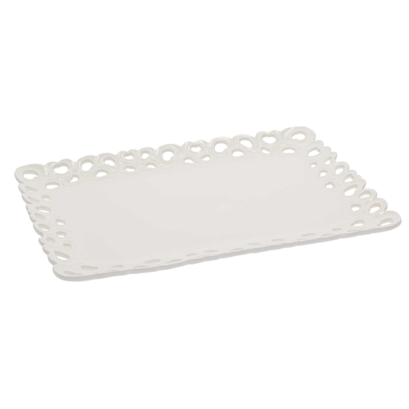 LA PORCELLANA BIANCA Valentino 35 x 26 cm - półmisek porcelanowy