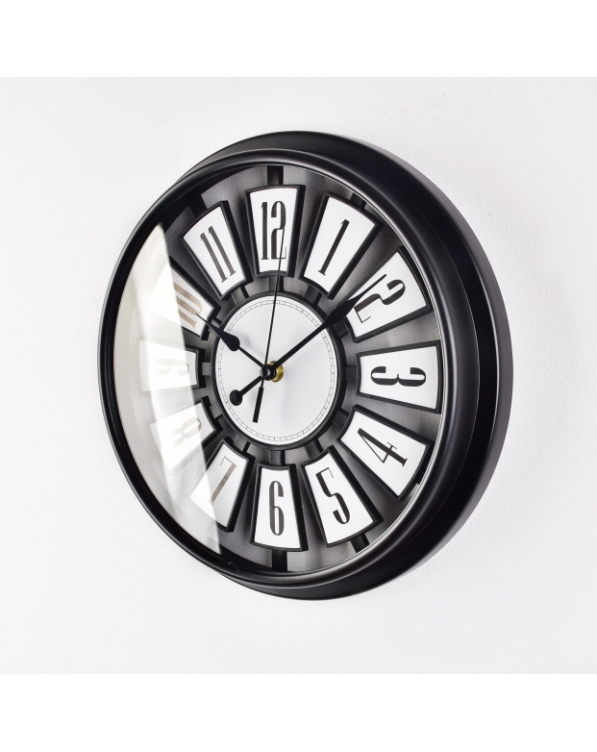 Zegar ścienny MONDEX NOVA CZARNY 30 cm