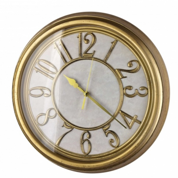 Zegar ścienny MONDEX OLD GOLD ZŁOTY 50 cm