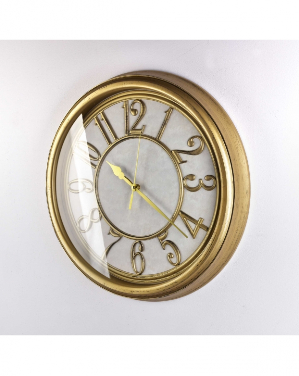 Zegar ścienny MONDEX OLD GOLD ZŁOTY 50 cm