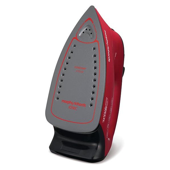 MORPHY RICHARDS Breeze Ionic 2400 W czerwone - żelazko parowe z ceramiczną stopą