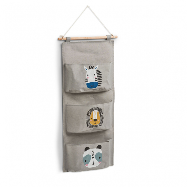 ZELLER Animal Kids 20 x 60 cm - organizer na zabawki bawełniany